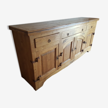 Massive wooden sideboard