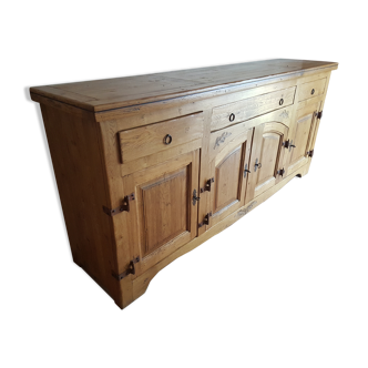 Massive wooden sideboard