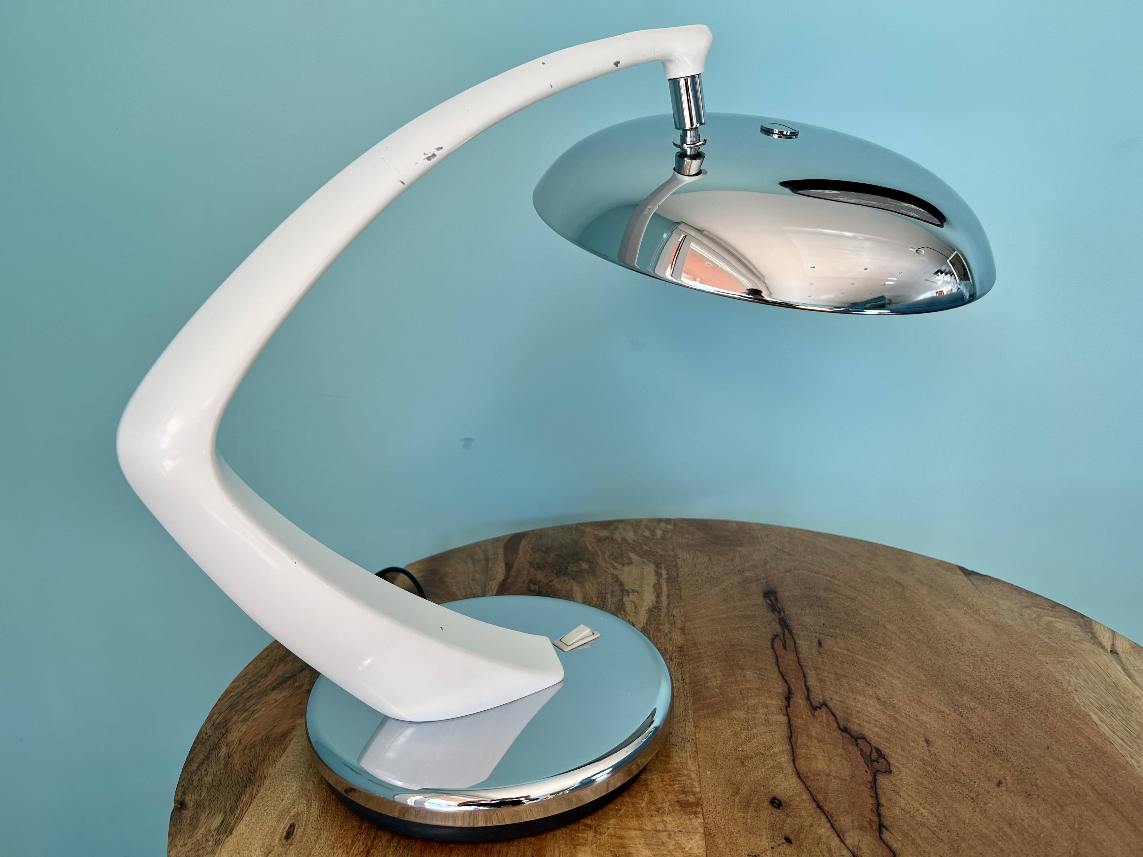 Fase vintage lamp from 1960s - mid century modern table - boomerang 64 model - retro lamp