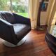 Natuzzi 3-seater sofa in full grain brown leather