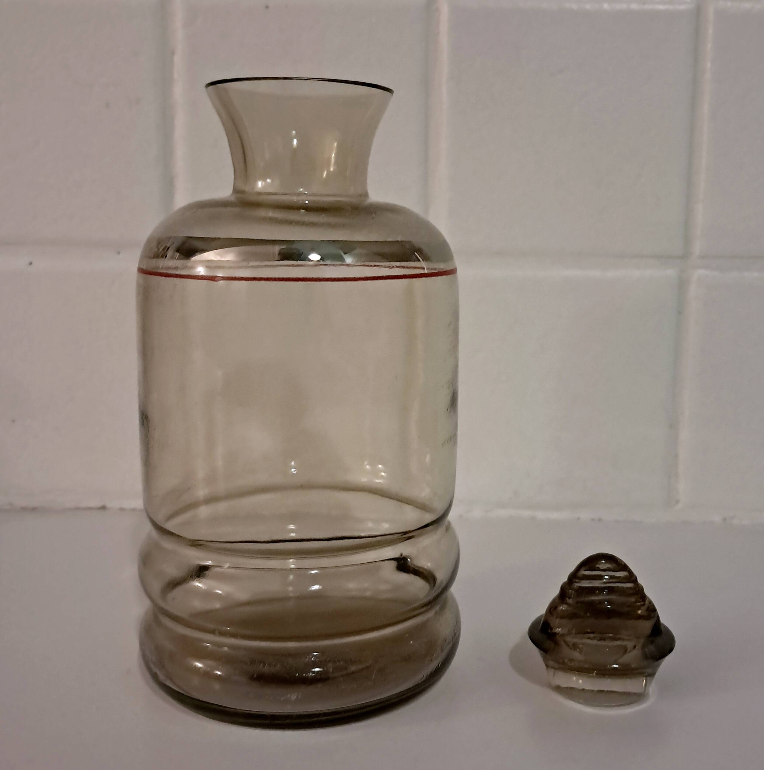 Amber Art Deco carafe from the 1930s