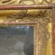 Antique mercury mirror, Louis XVI style gilded frame, 84x50cm