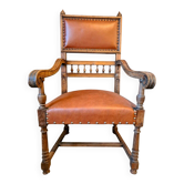 Oak armchair 20th century