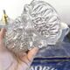 Vintage chiseled glass portable lamps