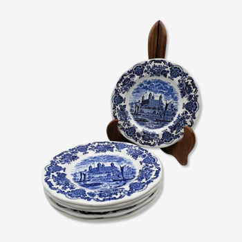 Dessert plates in English porcelain