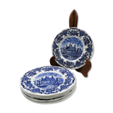 Dessert plates in English porcelain
