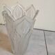 Pressed molded glass vasec 70s