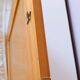 Rectangular mirror in solid pine