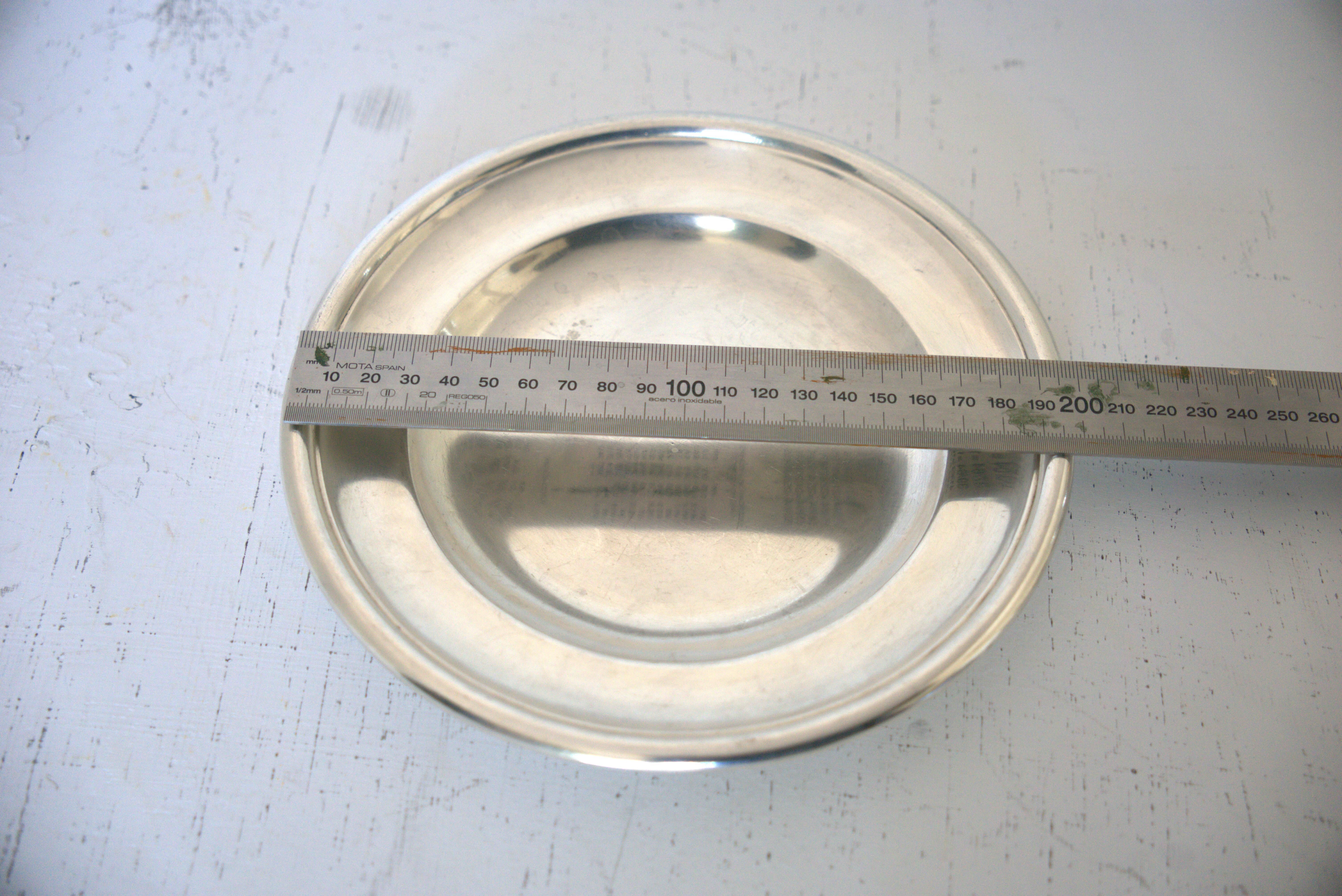 Set of silver-plated serving dishes