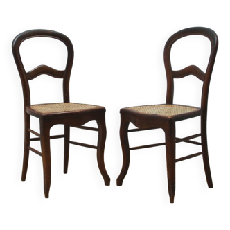 Pair of Louis Philippe style chairs