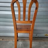 Set of 4 vintage solid wood chairs