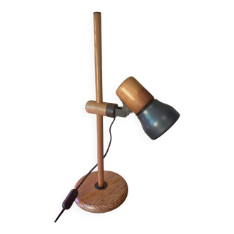 Lampe de bureau en bois année 60/70 Temde