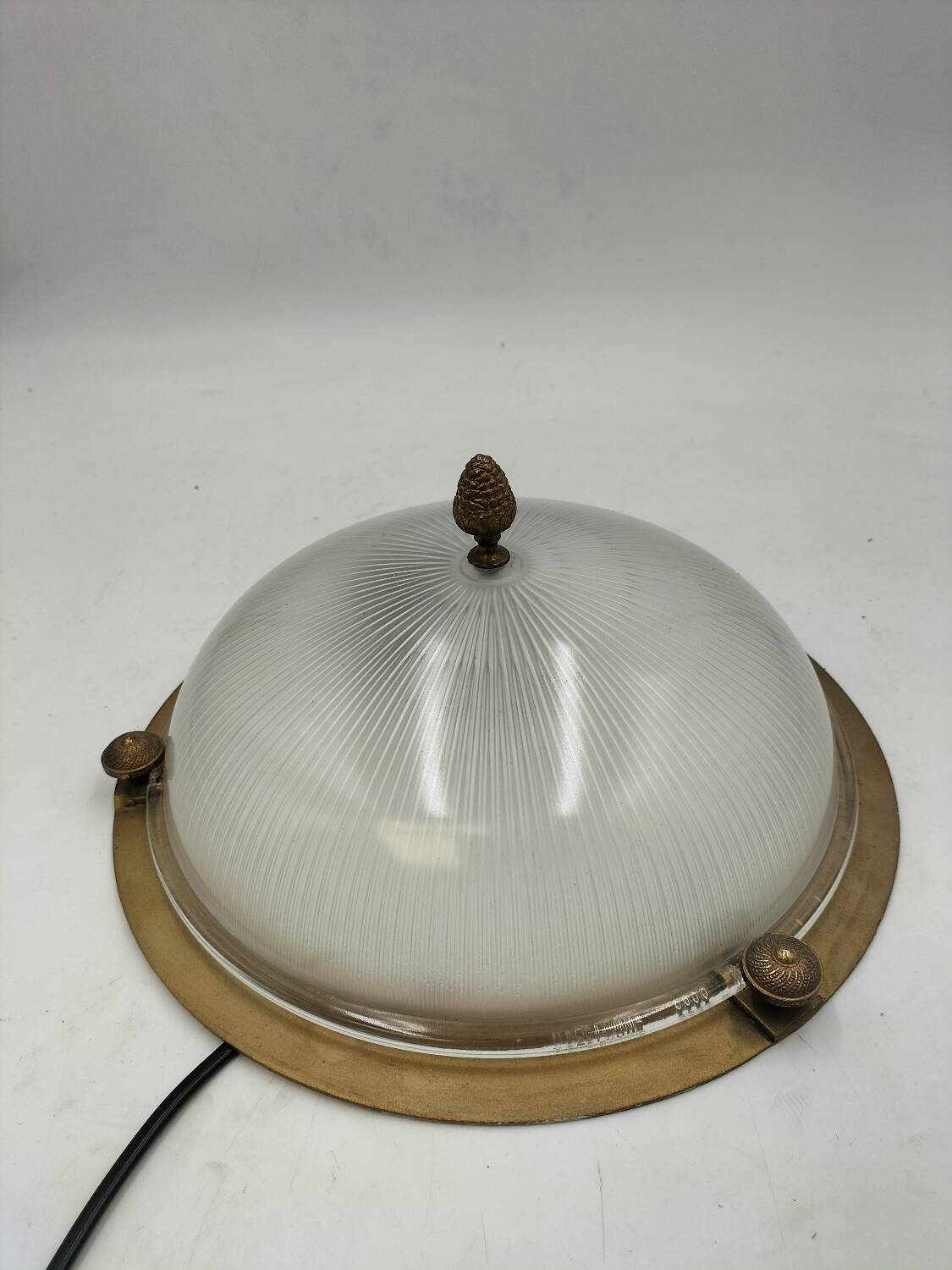 Holophane glass ceiling light