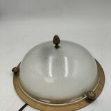 Holophane glass ceiling light