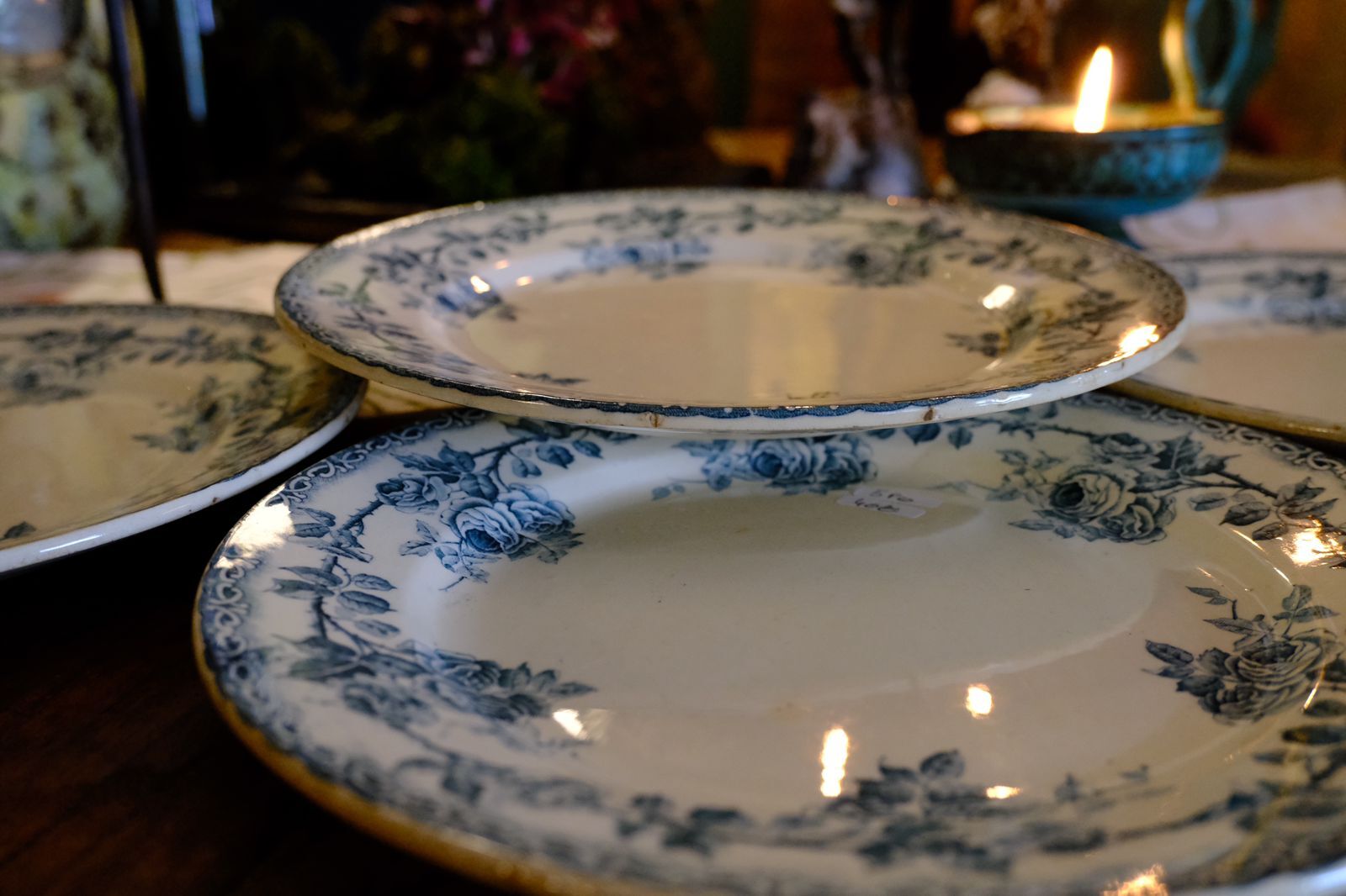 Blue iron earth plates