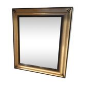 Black and off-white mirror 79x69cm
