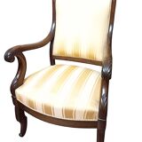 Pair of early 19th century mahogany armchairs