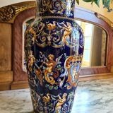 Vase ancien en faïence Gien
