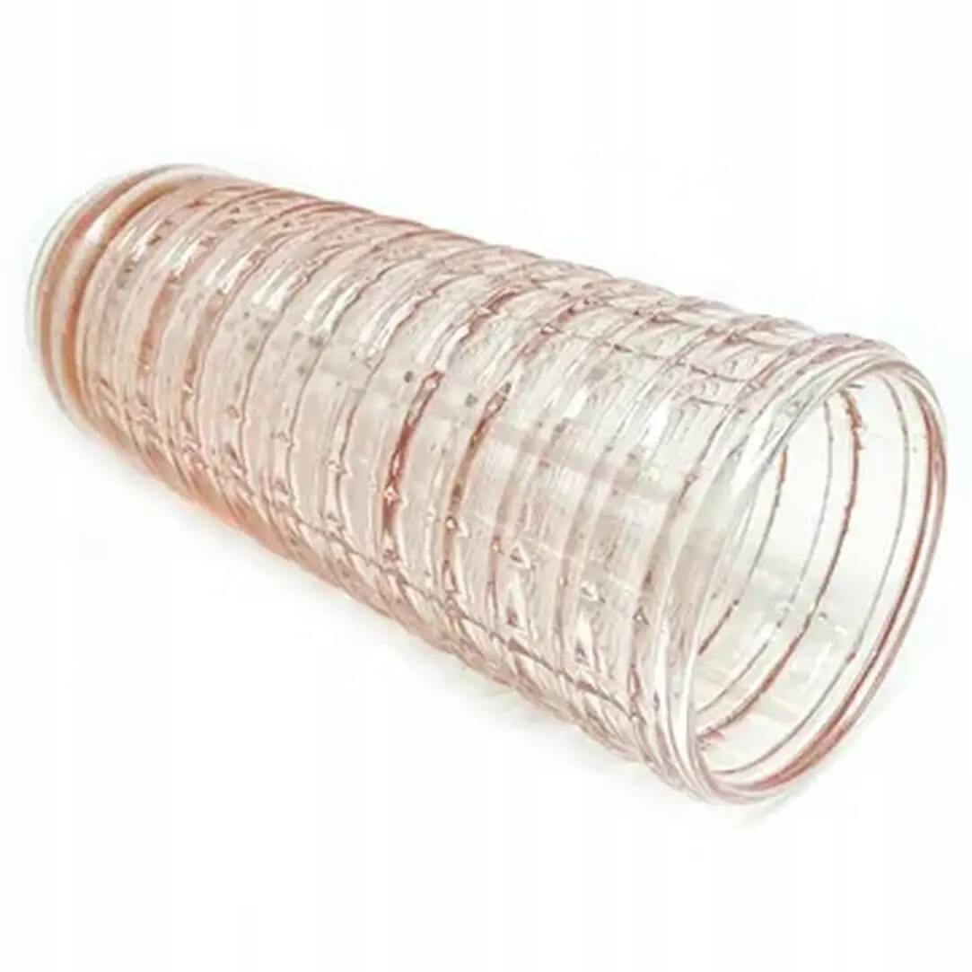 Bowling pin vase, mid-century modern, rosaline glass, Ząbkowice, Poland, 1970s