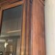 1900 walnut display case