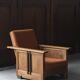 Reclining easy chair, Amsterdamse school, Dutch design, 1930s