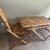 Bamboo table and chairs