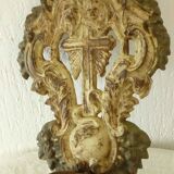 Cast iron font, late 19th century