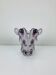 Giraffe vase in Art Vannes crystal, 1950, vintage