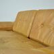 Danish vintage leather 2-seater sofa by svend skipper, 1970s