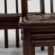 Ensemble de six chaises de salle à manger, acajou, France, années 1930 - Etienne Kohlmann