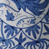 Decorative plate signed Punter, earthenware from Teruel, Spain.