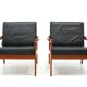 Lounge chairs by Illum Walkelsø for Niels Eilersen, 1960s