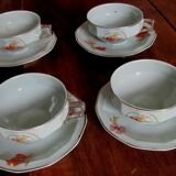 6 cups and under cups - Art Deco