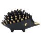 Stackable brass hedgehog ashtrays by Walter Bosse, Herta Baller, Austria, 1950s.