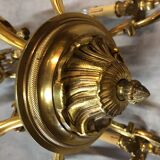 Louis XV bronze 6 lights chandelier