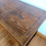 Farmhouse table or desk stamped circa 1920