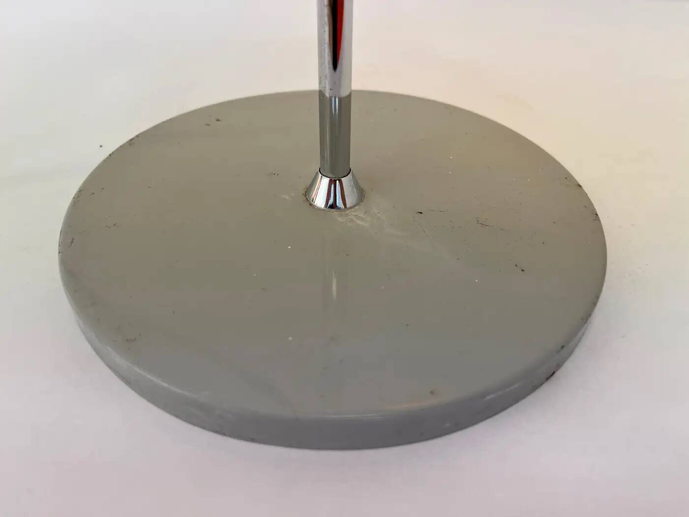 Mid-century grey adjustable table lamp by Napako, 1970s