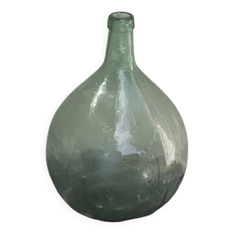 DameJeanne viresa 10 litres en verre verte vintage