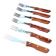 Set of 6 vintage japanese sakana forks – wooden handles