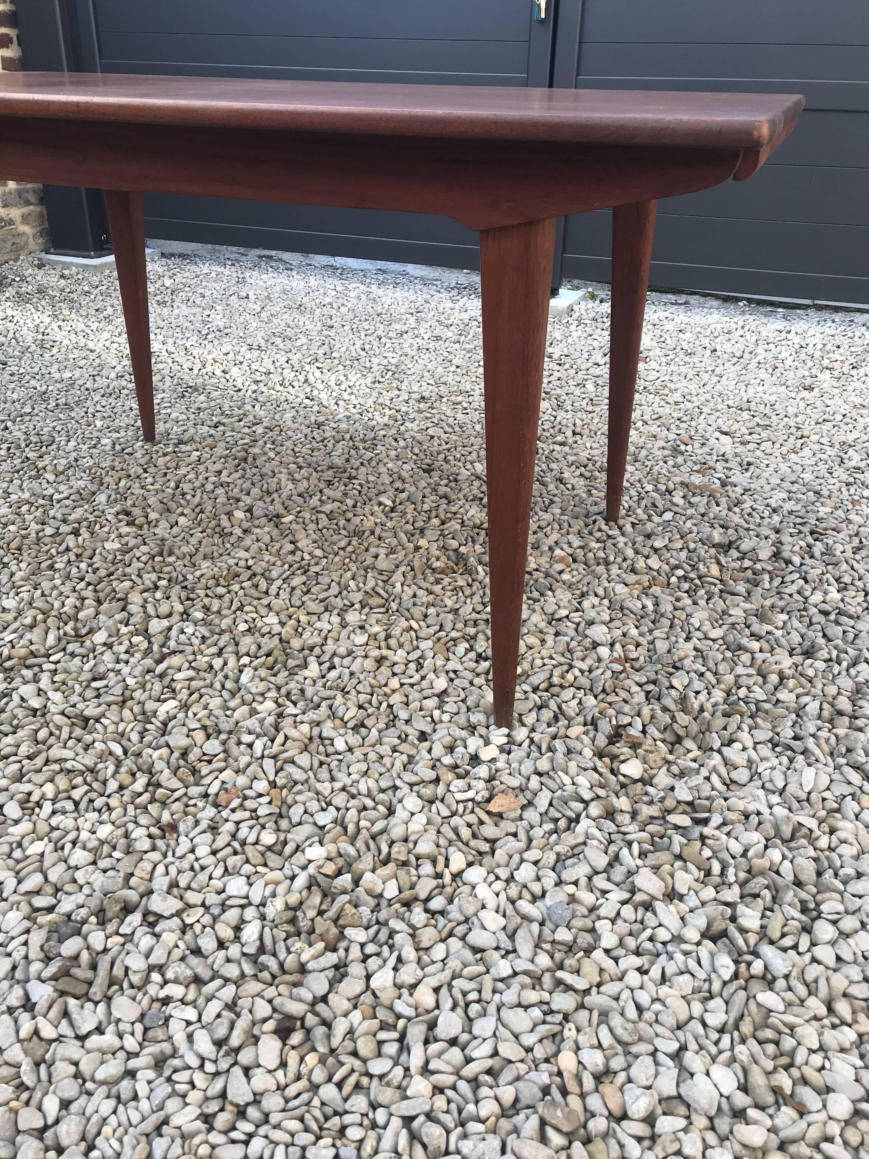 Scandinavian teak dining table