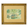 Aquarelle encadrée José Wolff, de style Baroque, 1924