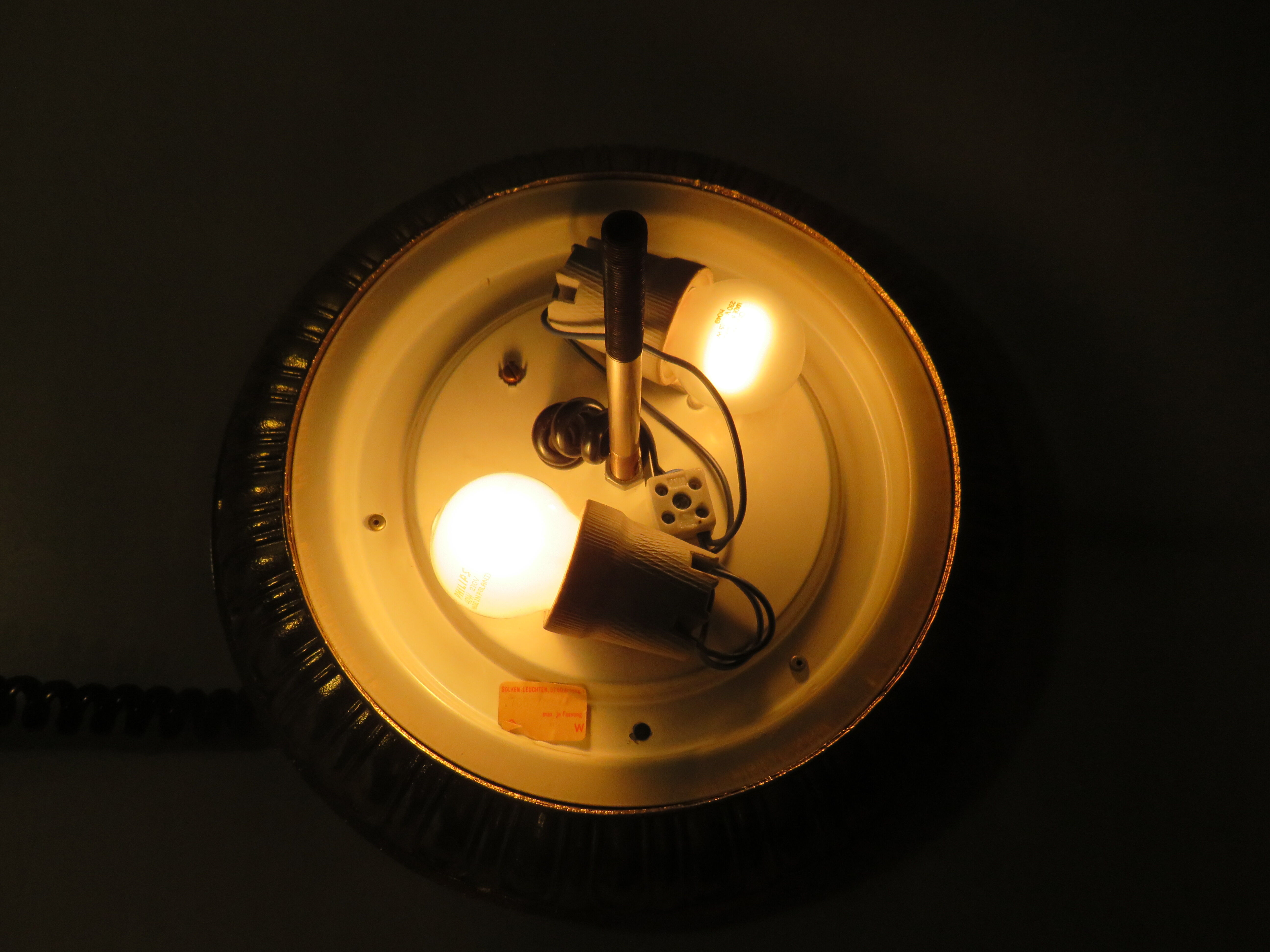 Ceiling lamp by Solken-Leuchten, Germany 1970