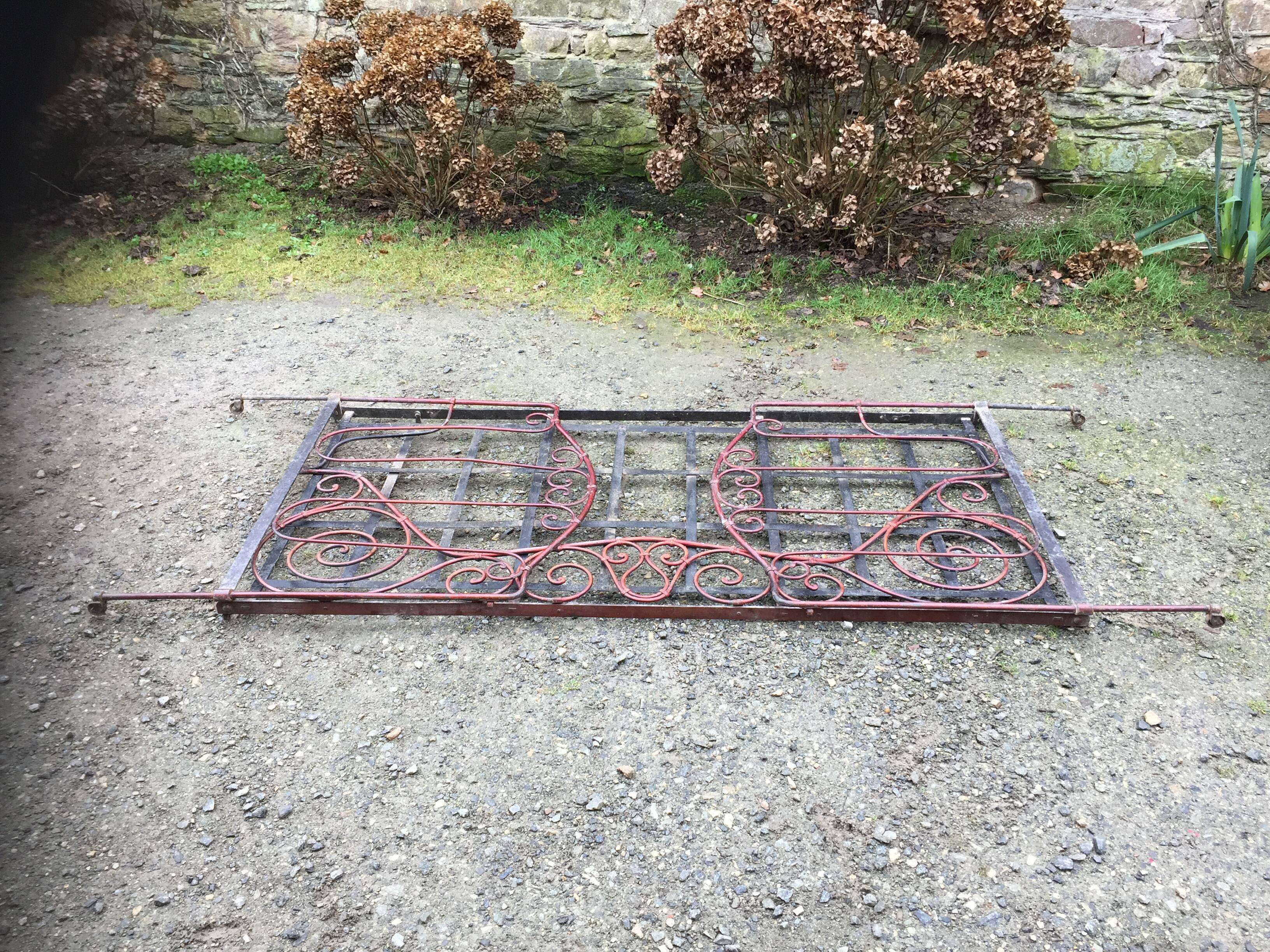 Folding wrought iron bed Napoleon III