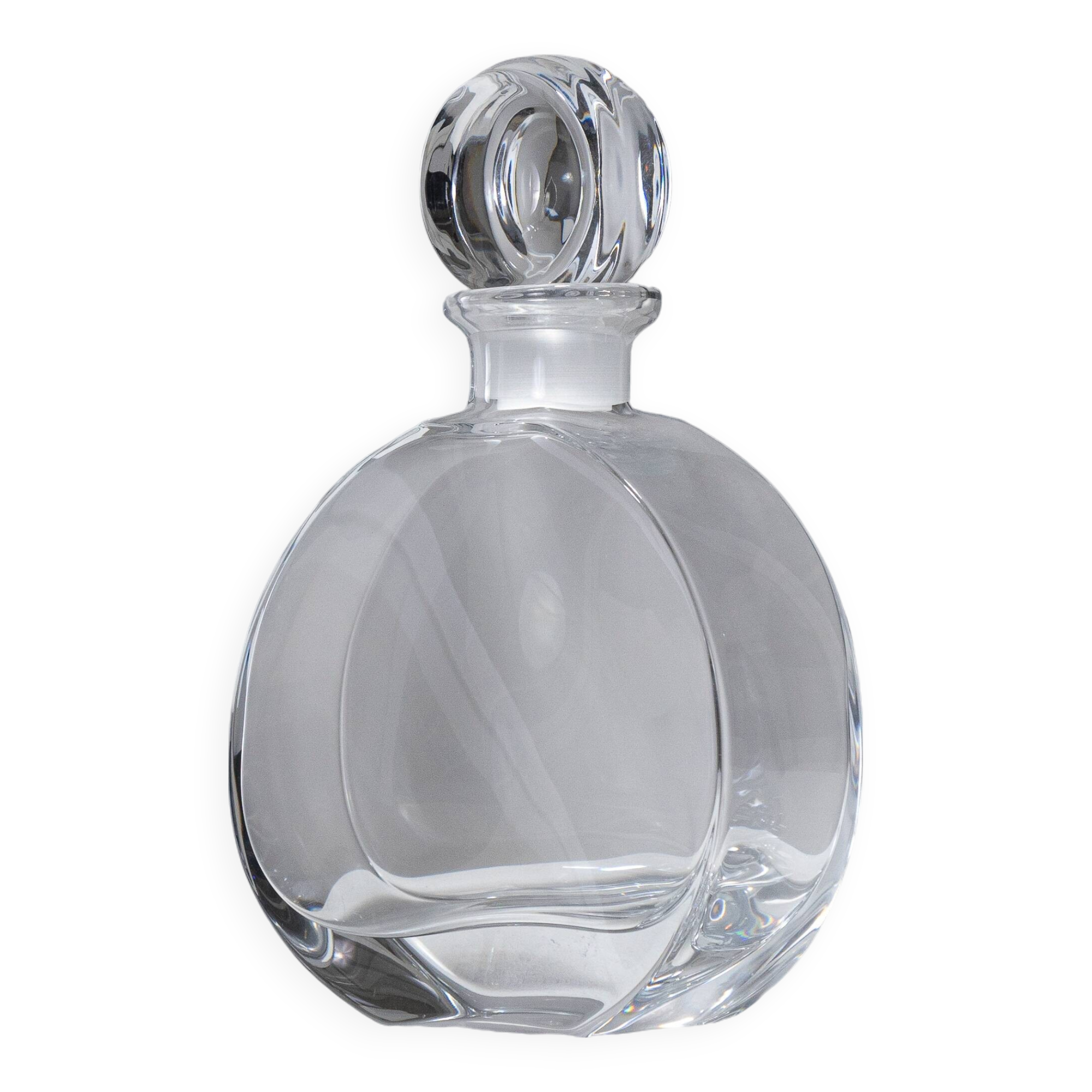 Flacon en verre moulé, 1940s