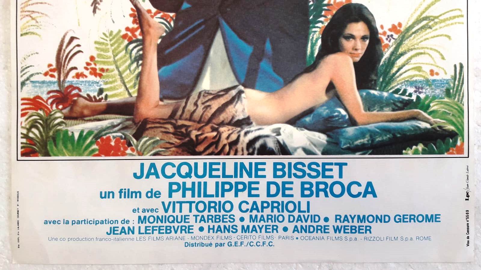 Original film poster "The Magnificent " 1973 Jean-Paul Belmondo, Bisset...