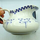 Broc old toilet creil montereau labrador model checkerboard.