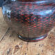 Vintage Japanese woven bamboo vase