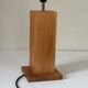 Lampe en pin vintage design années 70 80