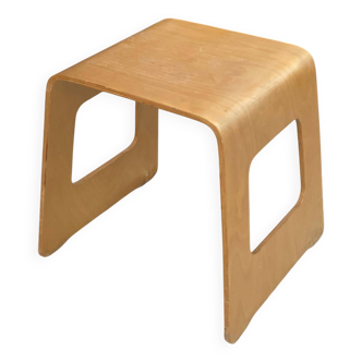 Vintage Benjamin Bent Stool in Curved Wood by Lisa Norinder for Ikea