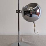 Chrome Eye Ball lamp, Space Age, Germany circa 1970.